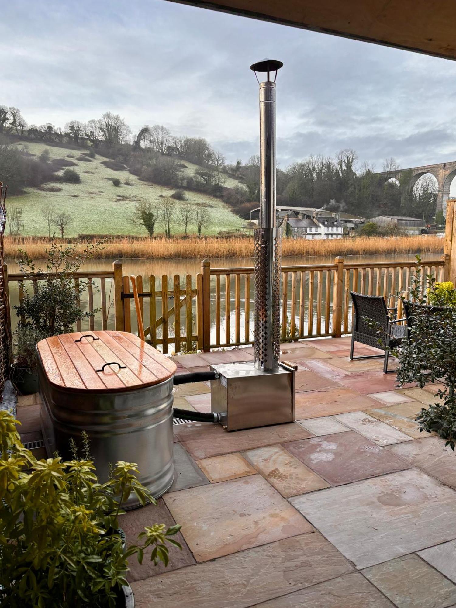 Viaduct River View & Outdoor Bath - Couples Retreat Calstock Eksteriør bilde